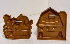 1997 Home Interiors Farm Barn Animals Sunflowers Wall Hanging Art Decor