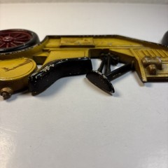 Vintage Sexton Cast Metal Iron Yellow Auto Wall Art Decoration Hanging Plaque