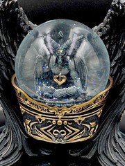 Nemesis Now Baphomet Antiquity Snow Globe 22.5cm Gothic Resin Glass Ornament