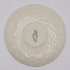 VTG Belleek Shamrock Basketweave Pattern Parian China Teacup & Saucer 1946-1981