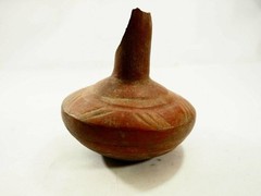 Pre-Columbian Tlatilco Incised Terracotta Bowl circa 1500-1000 BC CAA-225