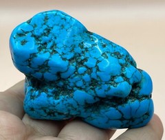 Wonderful Afghanistan Natural Blue Turquoise piece Rough Loose Gemstone