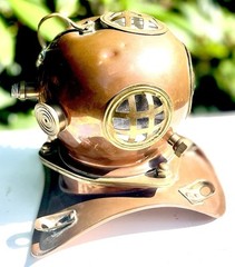 Rolex 1970s Watch Advertising Display RARE Diving Divers Helmet