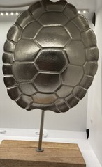 Turtleshell decor/accent piece cast aluminum