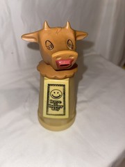 Vintage Moo-Cow Creamer Whirley Industries Plastic Have A Happy Day ￼