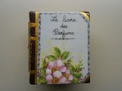 RARE Authentic Limoges Box France – Book of Perfumes with Bottle – PV Company