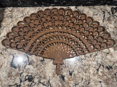 Vintage Burwood Wall Fan Gallery Wall Decor MCM Boho Hollywood Regency 1980’s