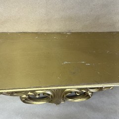 Vintage Syroco 1963 Bed Crown Wall Shelf Gold Ornate Hollywood Regency 21”