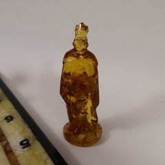 Made in USA Baltic Amber Chess Set Teutonic Knights Handmade Collectible Gift