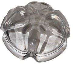 Val St. Lambert Belgium Lead Crystal Clear Ashtray Vintage Large Or Dish