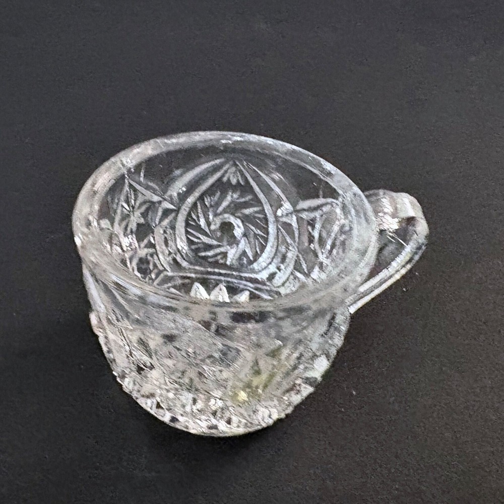 EAPG Child’s Punch Cup Unknown Starburst Pattern ~ Aztec?