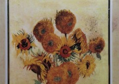 Goebel Artis Orbis Bowl/Plate – Vincent Van Gogh Sunflowers – Nice Condition!