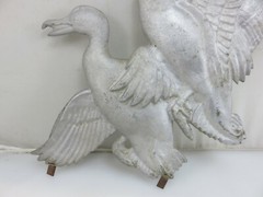 Unbranded Aluminum Metal DUCKS Plaque Wall Hanging Vintage