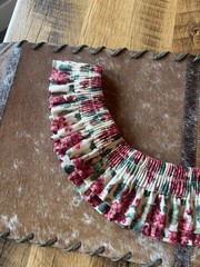 Longaberger Medium Garter-Geranium Fabric-NEW!!!