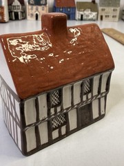 Mudlen End Studio Felsham Suffolk Pottery Miniature House Cottage Tudor Style