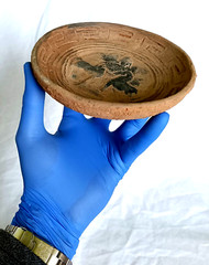 300 BC Ancient Roman Ceramic Terracotta Plateful Plate Museum Quality Artifact