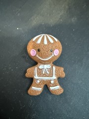 1972 VTG Avon Fragrance Glace Pin Pal – Gingerbread White Frosting – New!