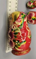 Vintage Matryoshka 5 Russian Nesting Dolls Made Un USSR