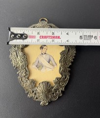 Vintage E.A. RIBA CO. Brooklyn NY Victorian Style 97 Ornate Frame Gold Tone