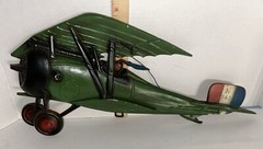 Sexton 1122 1123 1124 Vintage Metal Bi Planes Yellow Red And Green 3 Planes