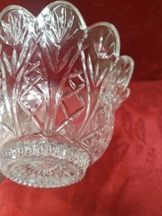 Vintage DePlomb Lead Crystal Candy Dish With Lid- Gorgeous Design!