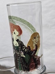 DISNEY HOCUS POCUS 10oz Glasses Sanderson Sisters Halloween 6”T 2.5”W Set Of 4