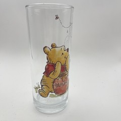 Disney Glass Winnie the Pooh Tall Tumbler Glassware 10 Oz