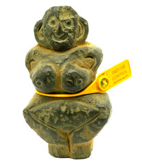 Ancient Mother Goddess Near East Idol Stone Figure Fertility Idol 2000 BC
