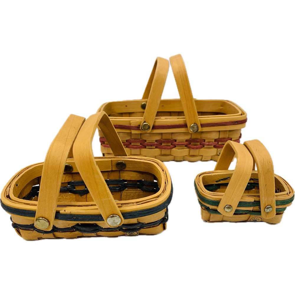 Boyds Bear Collection Aunt Mamie’s Bread Baskets Small Medium Large