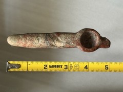 INCREDIBLE PRECOLUMBIAN TAIRONA SHAMAN JASPER STONE MEDICINE DRUG SPOON COLUMBIA