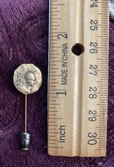 Rare Pendant, Ancient Trojan War Prince Hector Stick Pin 1.5″ Preowned