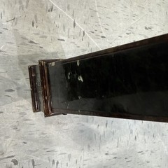 Vintage Neoclassical Green & Brass Obelisks Art Decor