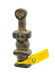 Neolithic Stone Idol Worshiper Figure Ancient Fertility Sculpture Artifact
