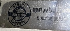 Rare Stoudts Brewing Company Advertising Microbrewery Beer Metal Bottle Opener