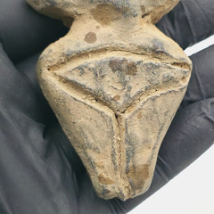 Ancient Mother Goddess Stone Idol – 2000 BC Fertility Worshiper Venus Figure