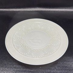Belleek Christmas 9inch Plate Dish Fine Porcelain 1976 Dove of Peace Ireland VTG