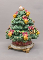 Fitz & Floyd 12 Days Christmas Five Golden Rings Lidded Limited Edition 2000