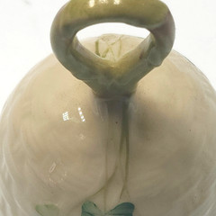 Vintage Belleek Shamrock 4.5″ Basketweave Bell Made in Ireland