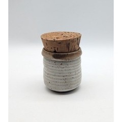 Vtg Studio Pottery Face Pencil Sharpener 3.5″ Speckled Stoneware Handmade Unique
