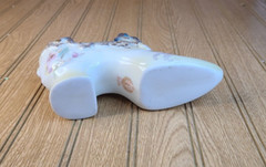 VINTAGE RS SUHL MARKED HAND PAINTED VICTORIAN EDWARDIAN PORCELAIN SHOE