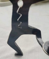 Vintage Original Ivan McLean Cut Steel Metal Sculpture Candle Holder Heart 1998