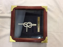 Set Of Two Nautical Knots Display Shadowboxes. Dartmouth Devon Bounty Arts.