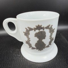 Stir Ceramic Coffee Mug Cup Lady Undead Cameo Silhouette Portrait Woman Mug Cup