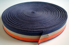 ONE VINTAGE COTTON BELT ROLL ***** UN ANCIEN ROULEAU DE CEINTURE DE COTON