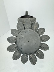 Mackenzie-Childs Black Metal Sunflower Watering Can Large 15″ x 12″ Rare! HTF!