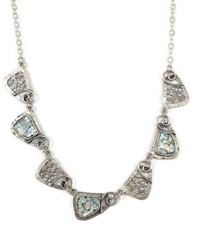 Roman Glass Necklace Sterling Silver Ancient Fragments Roman Glass 200 BC Bluish