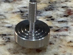 Micro Spinning toy metal Top One of a kind Handmade Long Spin Time