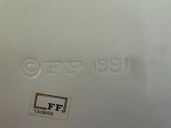 1990s Fitz and Floyd Bonnet Hill Butter Dish