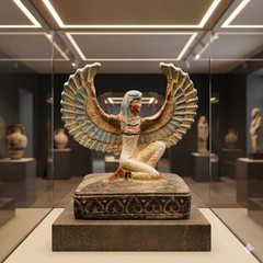 Ancient Egyptian Isis Statue Supreme Goddess of Magic Decor Egyptian Antiquities
