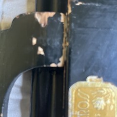 Very Old Wood Tray By Cross London Great Republic Ship Made In Rochester Ny USA